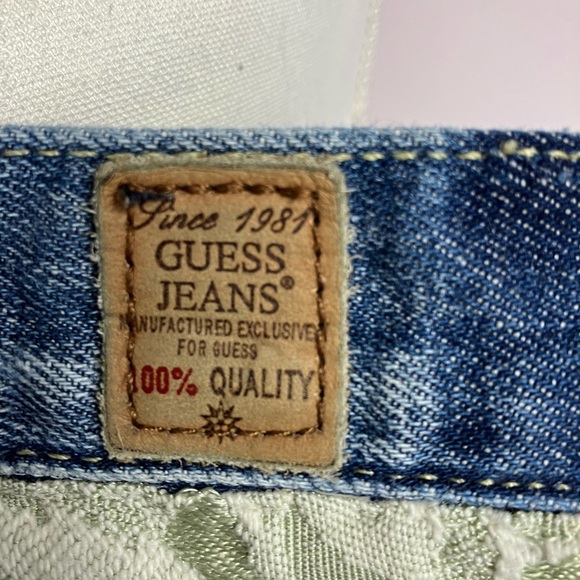 Handmade Upcycled Denim Shoulder Bag/Tote, Blue/Green, Handstitched, Lined - Picture 4 of 6